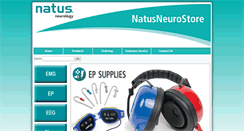 Desktop Screenshot of natusneurostore.com